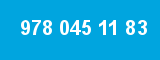 978 045 11 83 978 045 11 83